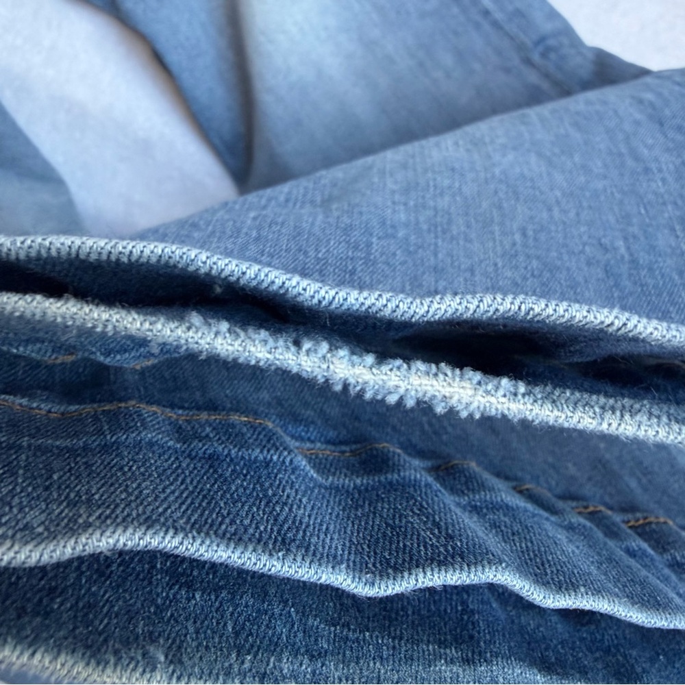 Rag and Bone Jeans Justine Sz 28 Wide Leg Blue Denim Stretch Preppy READ - Picture 5 of 15